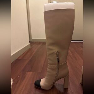 Steve Madden ally beige knee high long boots